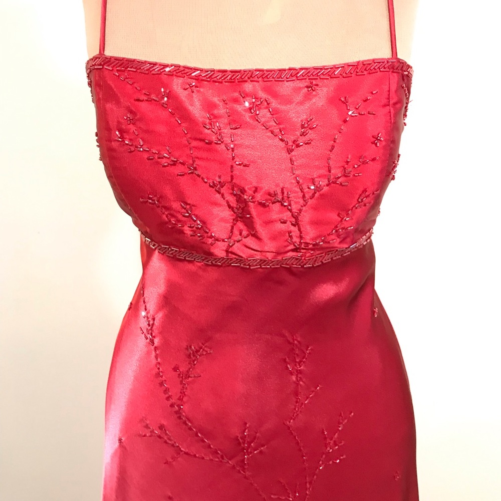 Betsy & Adam Pink Ombré Gown - Picture 4 of 7